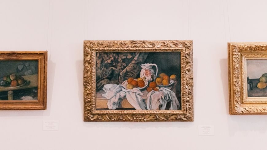Cezanne's Painting in the Hermitage, one of the most beautiful Green Museums