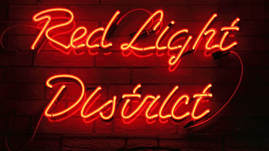 Red Light District in Amsterdam