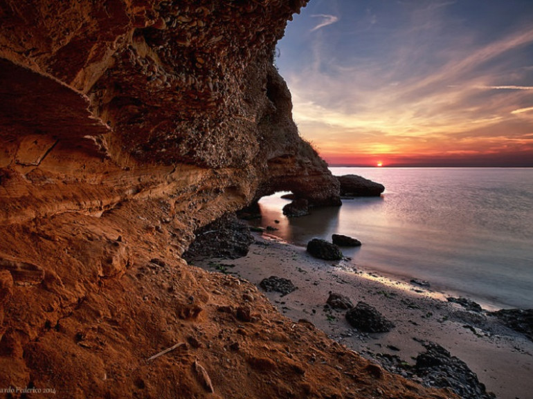 The spectacular coast of Punta Aderci (or Punta d'Erce), is nicknamed 