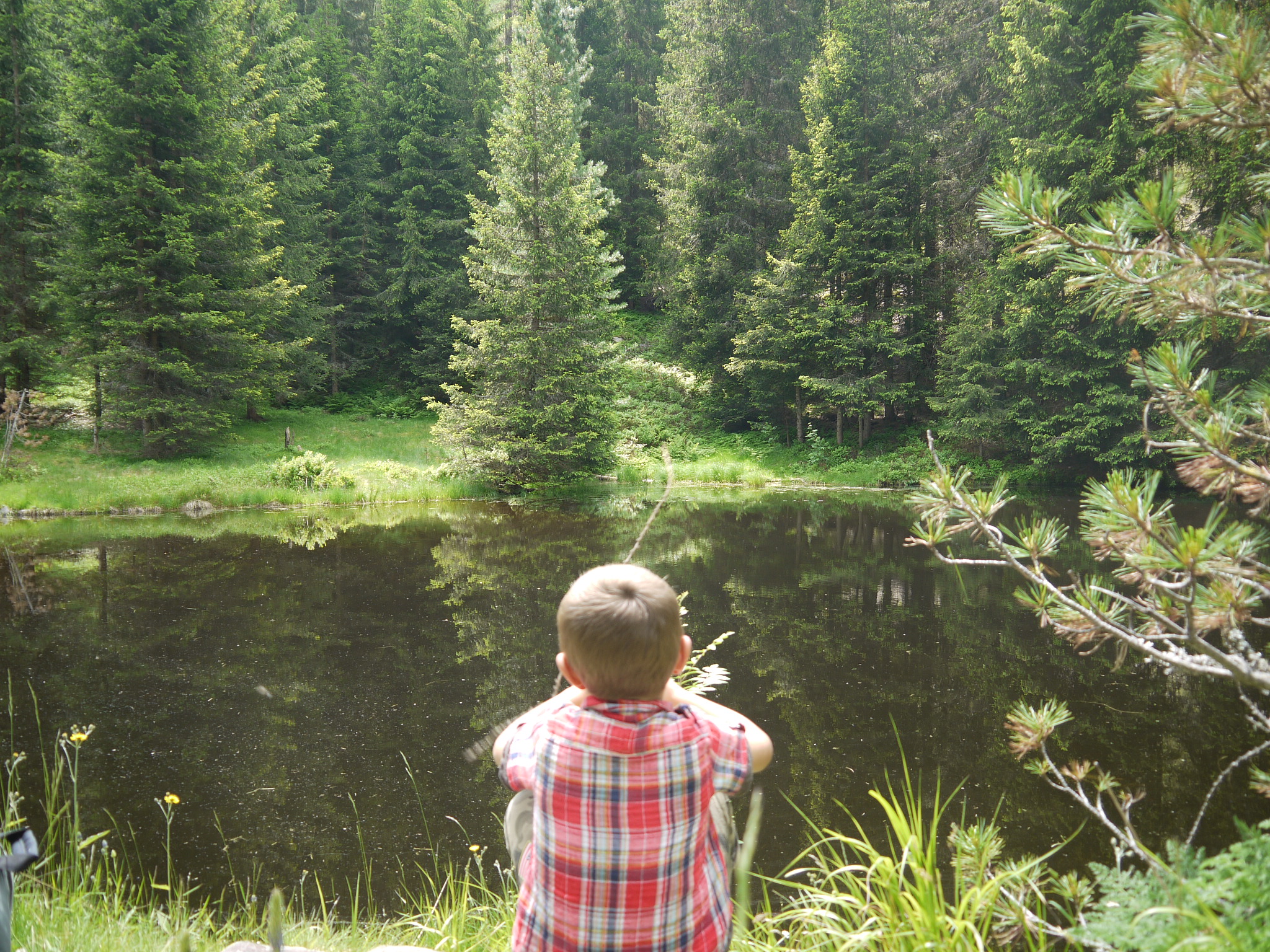 Picnic at the Plan Pond, Passeiertal, South Tyrol