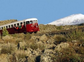 Traditional Train near the Eco-friendly House Casa Sull'Etna