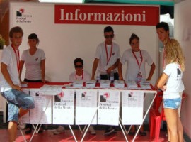 Info popint at Sarzana festival
