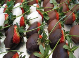 Chocolate and strawberry