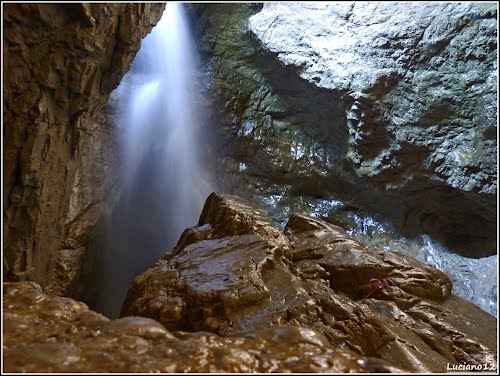 waterfall in the Valle del Mis, Belluno