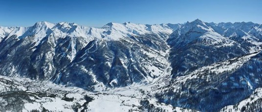 View of the landscape from Pragelato Natural Terrain