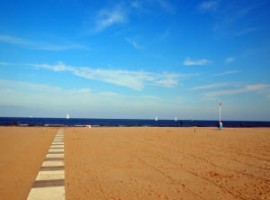 Clear sky over the sea