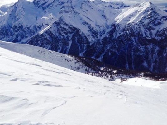 A natural slope from Pragelato Natural Terrain