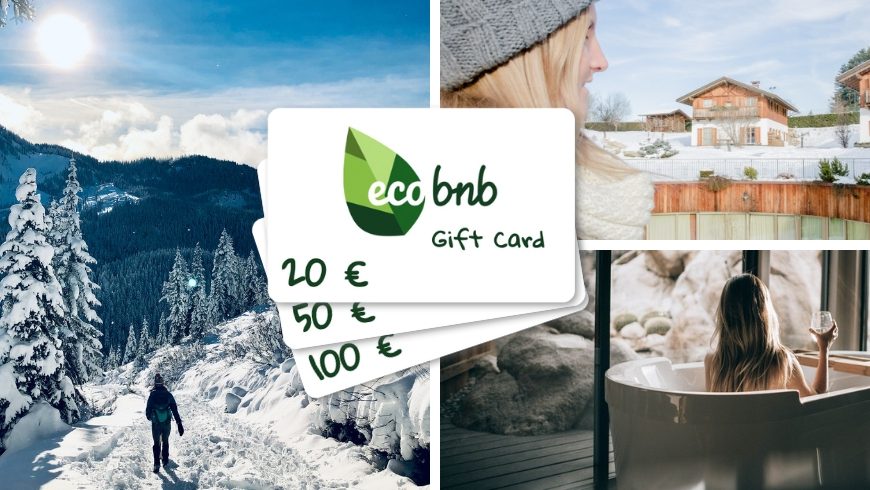 eco-vacation as a gift for a green christmas