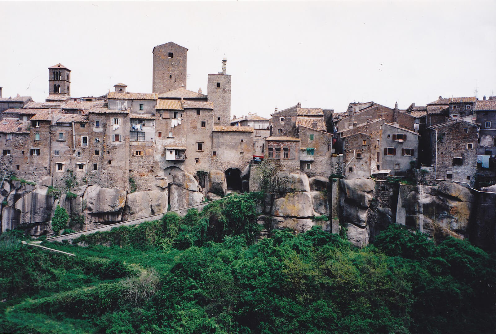 View on the ancient buildings of Vitorchiano