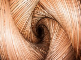 Spiral in wood