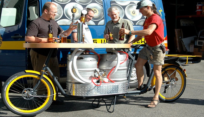 Pub on a bike