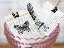 Gift package made with books
