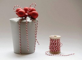 Gift package made with paper cups