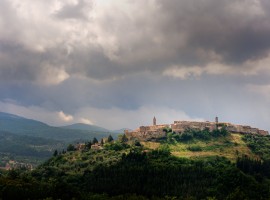 Abbadia San Salvatore, a village of Mount Amiata
