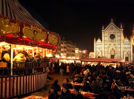 Christmas Market in Florence, Italy