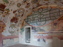 Jupiter's room in Torrechiara Castle, Parma, Italy