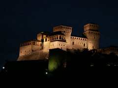 Torrechiara by night, Italy