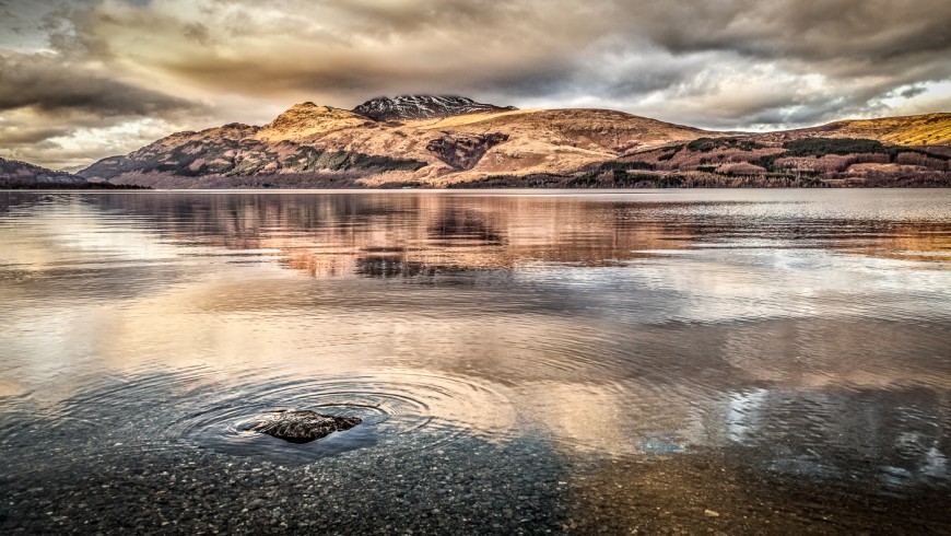 Loch Lomond in Scotland is one of the most beautiful lakes in Europe