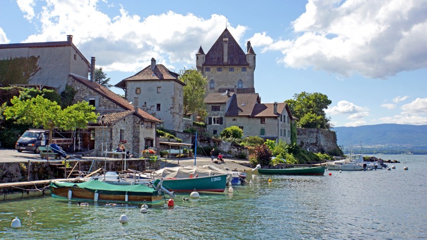 Lake Geneva, one of the most beautiful lakes of Europe
