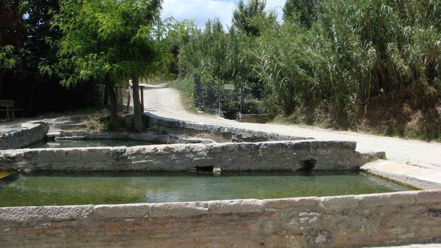The thermal baths of San Casciano in Tuscany