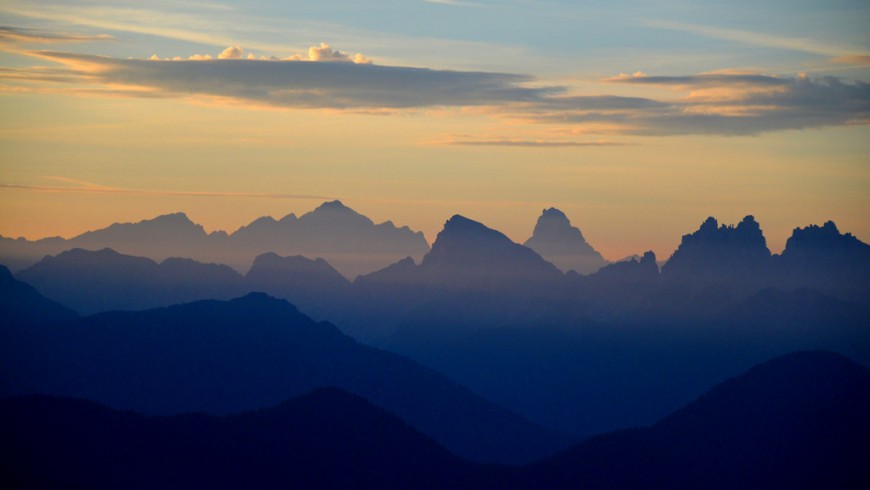 A wonderful trek in Val di Zoldo, before the Dolomites. Italy