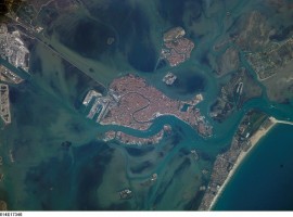 Venice and its lagoon from the space