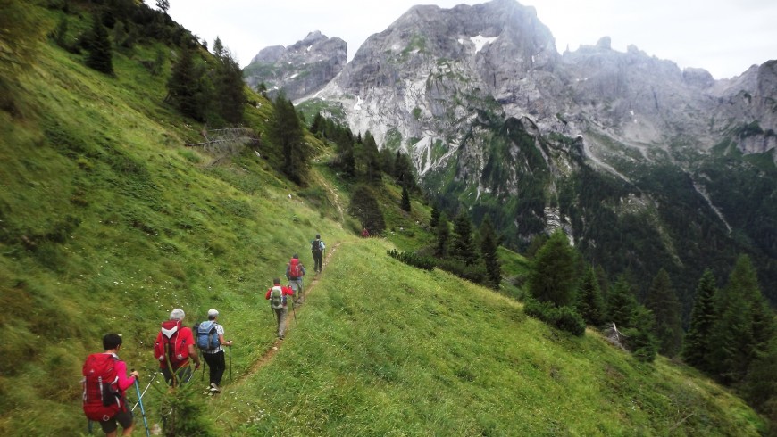 Hiking in the Belluno Dolomites National Park