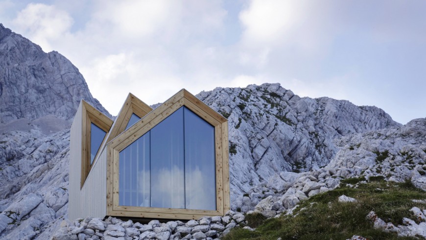 The shelter on Mount Skota is one of the most beautiful eco-friendly shelters of the world