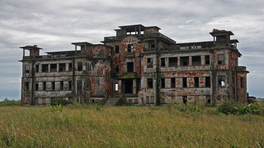 The ghost town of Bokor, Cambodia