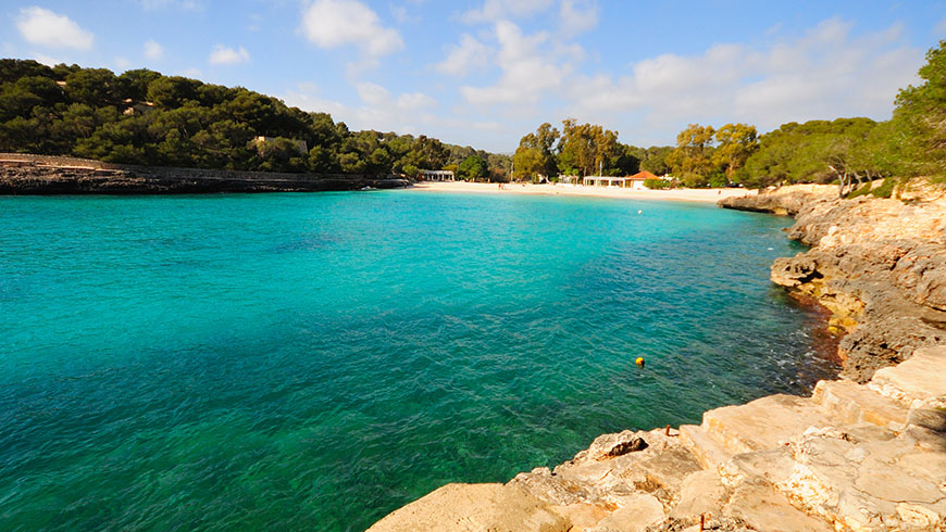 The 30 most beautiful beaches in Spain: Cala Mondrago