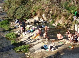 Free hot springs in Spain