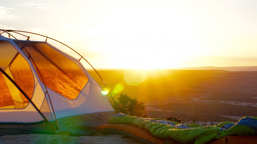Tent in the nature - the important thing about the location is that it needs to be eco-fiendly