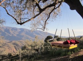 Panorama from the B&B, Andalucia, green tourist facilities