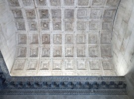 Admire the ceiling of Diocletian's Mausoleum