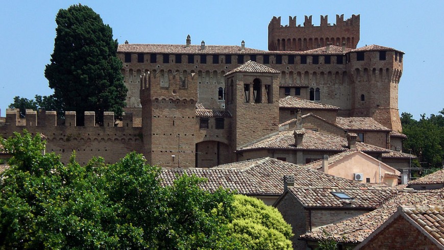 Gradara, an Italian village in Romagna