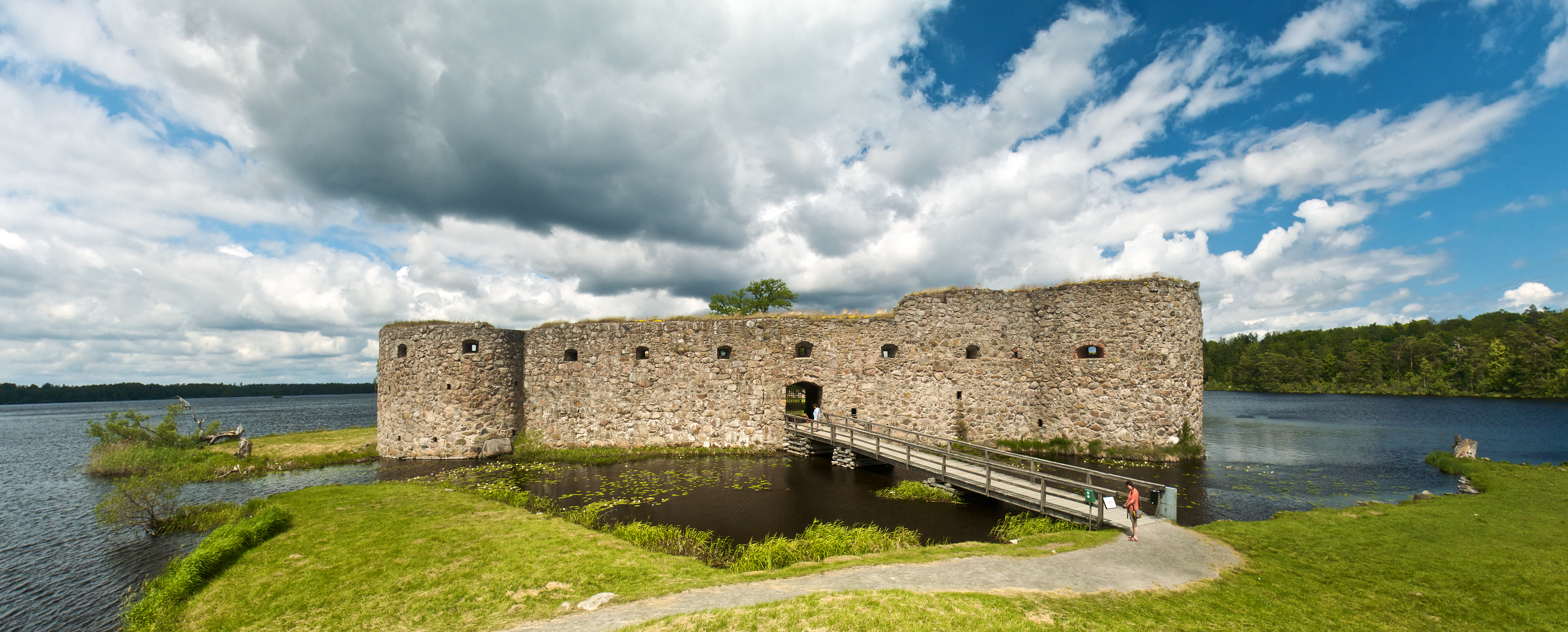 Ruins of Kronoberg Castle, Växjö, Småland, Sweden