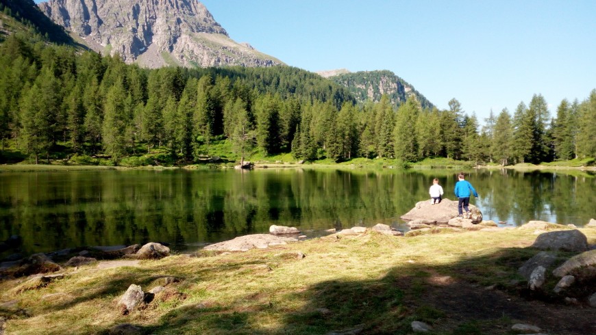 lake of Passo San Pellegrino