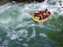 Rafting on Lim River, Serbia