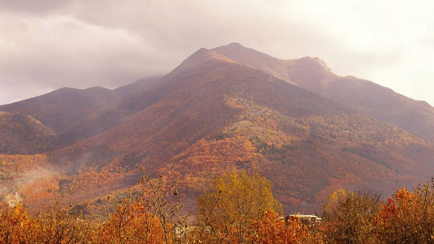 Picentini Mountains: fall-foliage in Italy