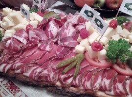 Val di Funes, Speck and cheese