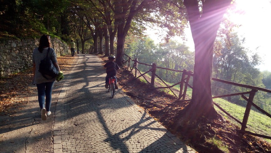 Sigurtà Park, Italy, by bike
