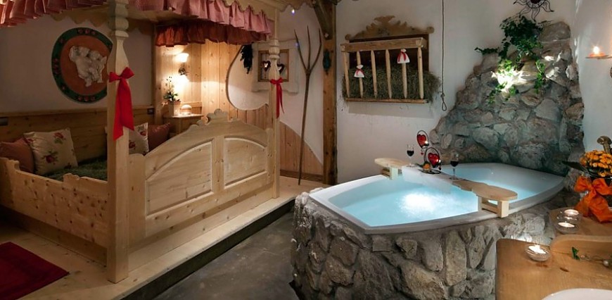 Hay baths among the Dolomites