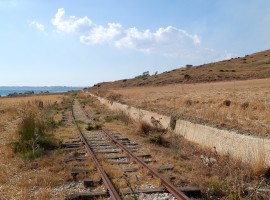 Section of the old railway Castelvetrano-Ribera