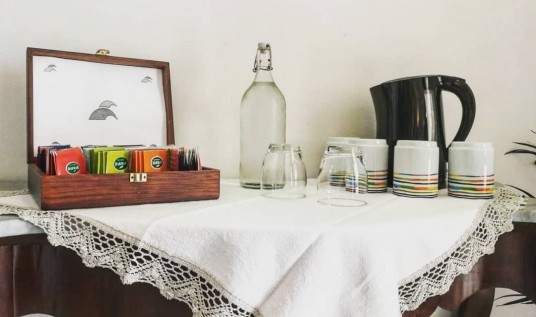 Tea corner at Auralba, photo Ecobnb