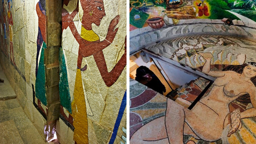 Secret passages in the Temples of Damanhur