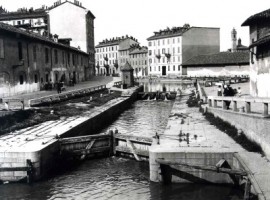 sluice on a channel projectd by leonardo