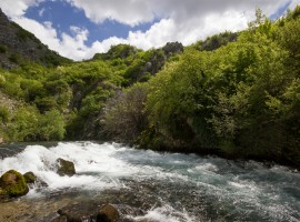 River Ruda natural water spring