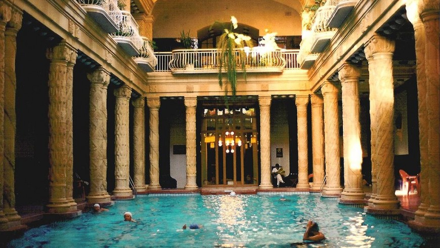 The Gellert Baths, Budapest, Hungary