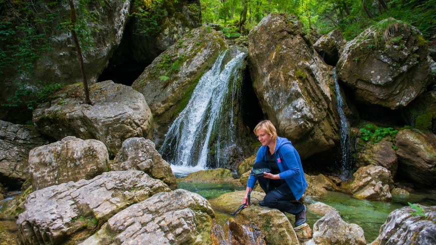 Waterfalls in Slovenia