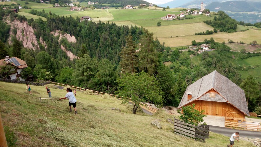 A characteristic farmhouse in Renon
